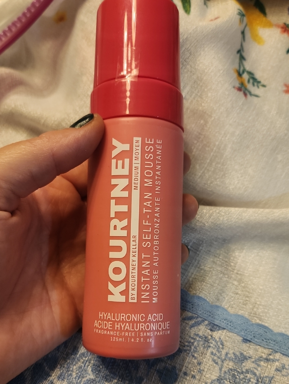 Instant Self-Tan Mousse – Medium, Pink